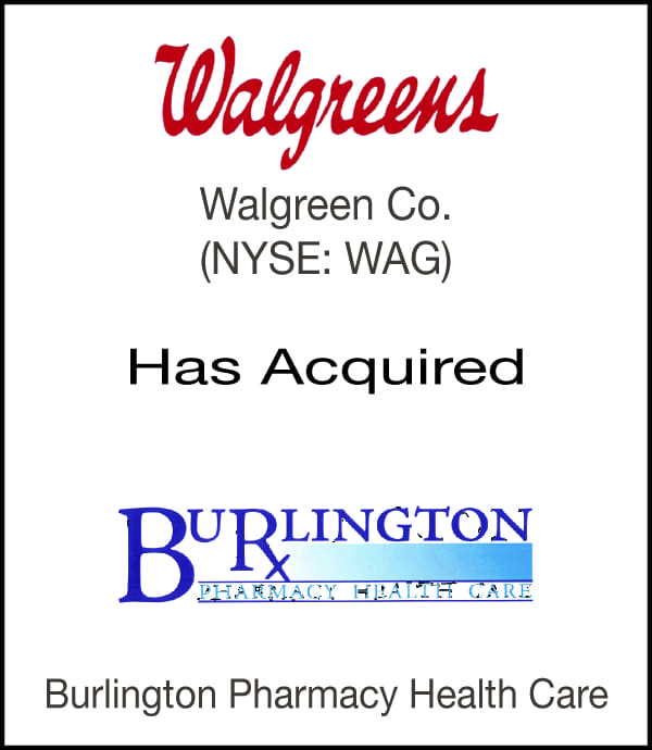 Burlington Pharmacy Tombstone